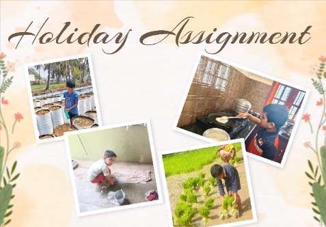 Children in the SMS KG-5 cohort actively participated in a creative holiday project provided by the school.