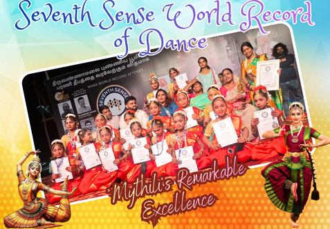 We are immensely proud that our talented young dancer, Mythili from 4B, has brought glory to our school by participating in " The Largest Human Dove Formation" prestigious dance competition alongside 2000 dancers from various schools.