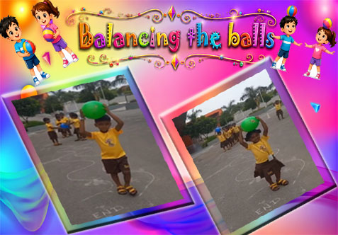 The tiny tots of Senthil Matriculation Higher Secondary School, Krishnagiri, enthusiastically participated in the Balancing the Balls activity, a thoughtfully designed exercise aimed at enhancing their coordination, concentration, and motor skills.