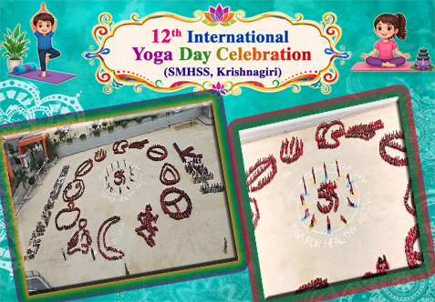 All the children performed Namaskar Asana, while 12 selected children at the centre depicted the 12 sequential steps of Surya Namaskar, with each student representing one step. 👩‍🏫 The teachers stood in the KGI formation, completing the overall display. Total Participants: 1,317, Students: 1,234, Teachers: 83 Participated in this event.